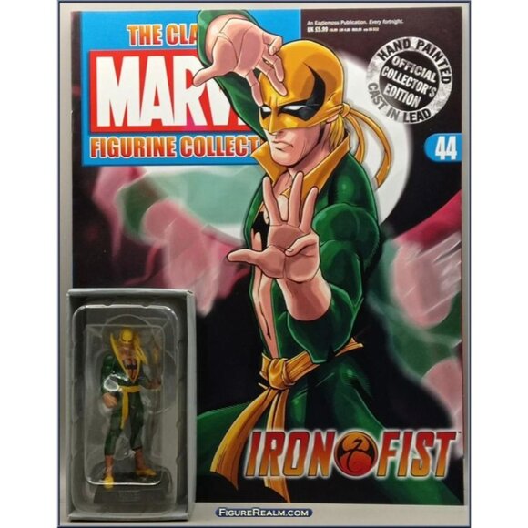 Eaglemoss 1:16 Classic Marvel Figurine w/Book: Iron Fist #44 - Picture 1 of 1